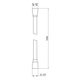 Акційний набір 2+1: Шланг для ручного душу 1200 мм Qtap Hadice QT054BL43073 Black Matt