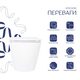 Готове рішення Qtap для ванної кімнати: Унітаз напольний Robin Ultra Quiet QT13223381AW + інсталяція QT0122490S+ клавіша QT0111M08V1384W