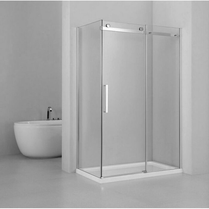душова кабіна Rea Marten 80x100 безпечне скло, прозоре (REA-K4000)