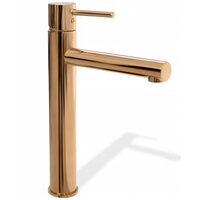 змішувач для умивальника Rea Tess rose gold високий (REA-B8804)