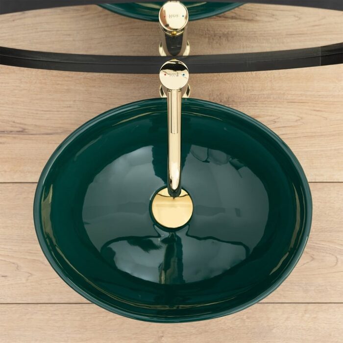 умивальник Rea Sofia 34,5x41 green (REA-U8543)