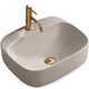 умивальник Rea Luiza 42,5x50 l.grey matt (REA-U5601)