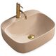 умивальник Rea Luiza 42,5x50 beige matt (REA-U9609)