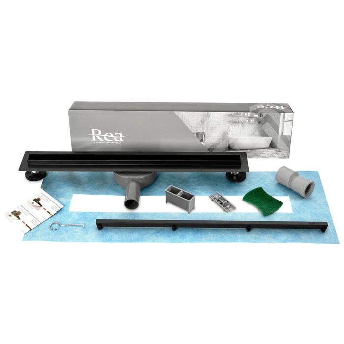 трап Rea Neo Slim Pro 600 мм, чорний (REA-G8900)