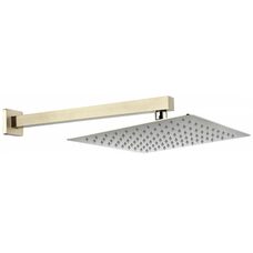 верхній душ Rea Ultra Slim 30x30 світле золото (REA-P0651)