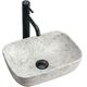 умивальник Rea Camelia Light Stone 25x36 grey (REA-U0362)