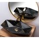 умивальник Rea Vegas 37x57 black marble (REA-U0994)