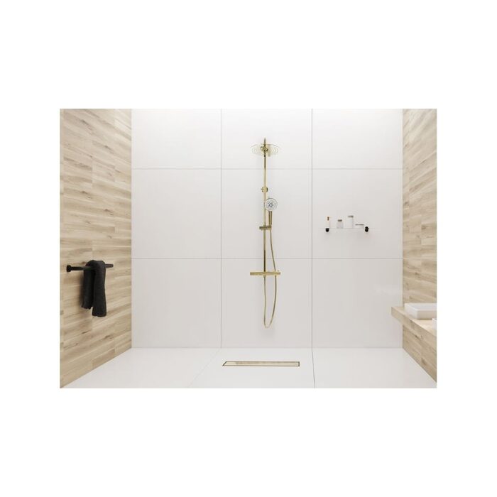трап Rea Pure Neo Mirror Gold Pro 900 мм (REA-G5602)