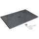 піддон Rea Grey Rock 80x100 прямокутний grey (REA-K4582)