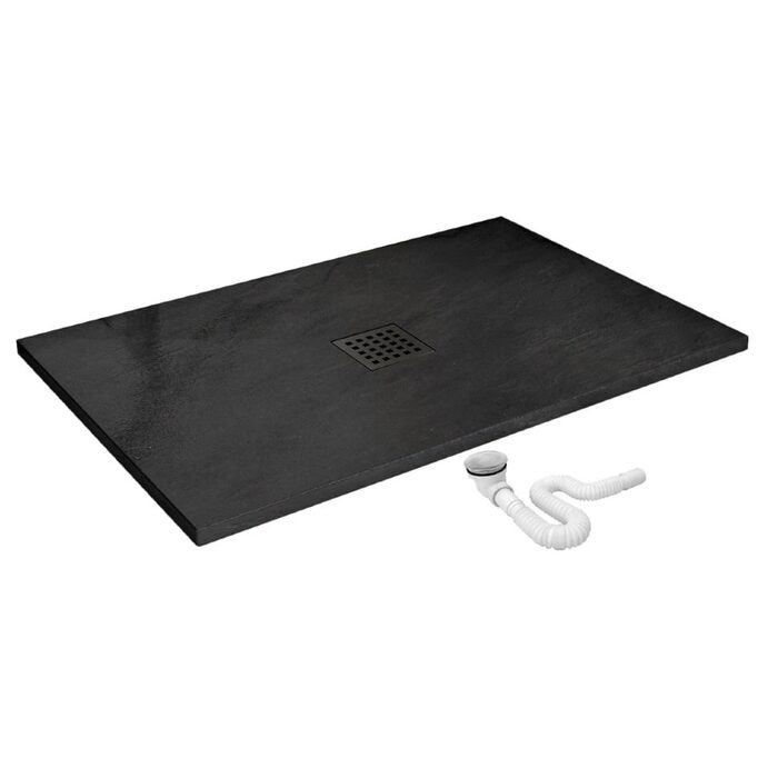 піддон Rea Rock 80x120 прямокутний, чорний (REA-K4579)
