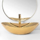 умивальник Rea Royal 36x62,5 gold (REA-U4545)