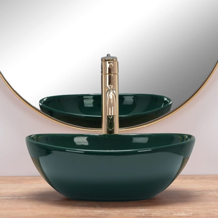 умивальник Rea Sofia 34,5x41 mini green (REA-U0961)