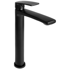 змішувач для умивальника Rea Luppo black mat, високий (REA-B9637)