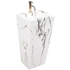 умивальник Rea Daria 38x44 marble (REA-U6678)