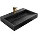 умивальник Rea Goya 45,5x100 black (REA-U8666)