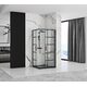 душова кабіна Rea Concept Black 80x100 скло прозоре (REA-K6389)