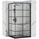 душова кабіна Rea Concept Black 80x100 скло прозоре (REA-K6389)