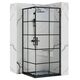 душова кабіна Rea Concept Black 80x80 скло прозоре (REA-K5479)