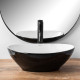 умивальник Rea Sofia 41x34,5 black/white (REA-U8749)