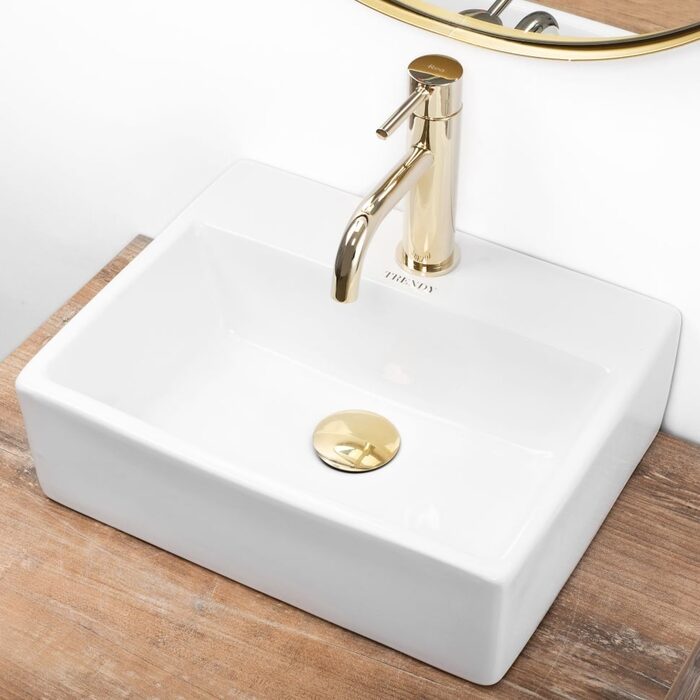 умивальник Rea Trendy 38,5x30 white (BEL-00002)