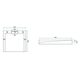 піддон Rea Grand 90x90 квадратний white (REA-K4592)