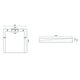 піддон Rea Grand 80x100 прямокутний white (REA-K4590)