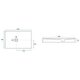 піддон Rea Rock 90x120 прямокутний white (REA-K5582)