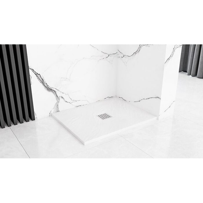 піддон Rea Rock 80x100 прямокутний white (REA-K5581)