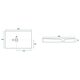 піддон Rea Rock 80x100 прямокутний white (REA-K5581)