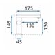 змішувач для умивальника Rea Tap чорний (REA-B2008)