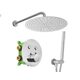 душовий комплект прихованого монтажу Rea Lungo chrome (REA-P6715)