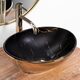 умивальник Rea Sofia 41x34,5 gold/marbe black (REA-U8012)