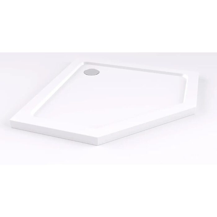 душова кабіна Rea Diamond 80x80 gold безпечне скло прозоре (REA-K6615)