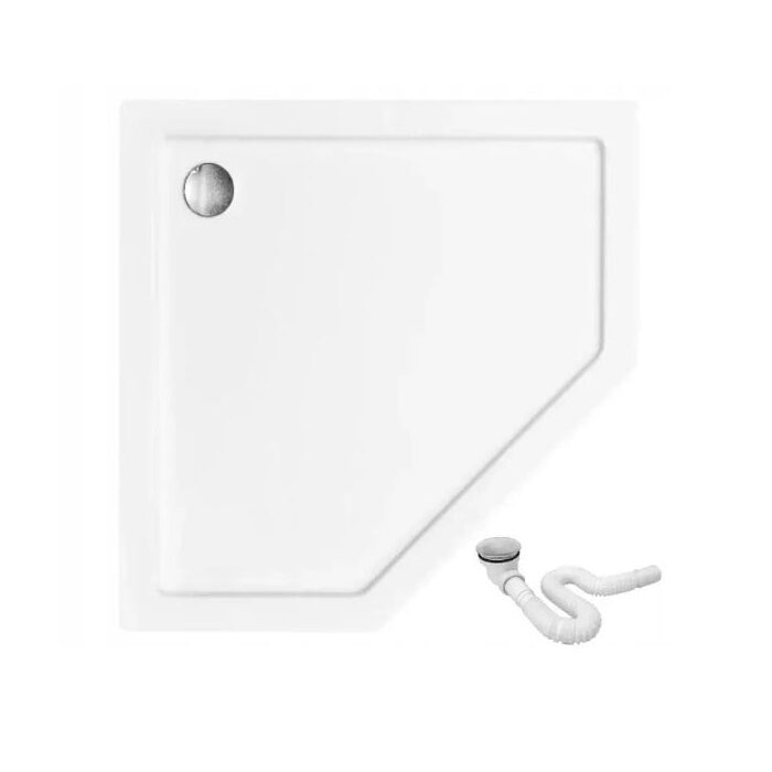 душова кабіна Rea Diamond 80x80 gold безпечне скло прозоре (REA-K6615)