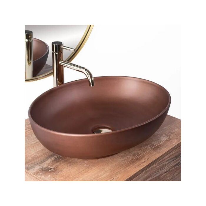 умивальник Rea Villa 39,5x51,5 copper (REA-U9668)