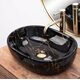 умивальник Rea Amelia 34,5x48 black marble shiny (REA-U8000)