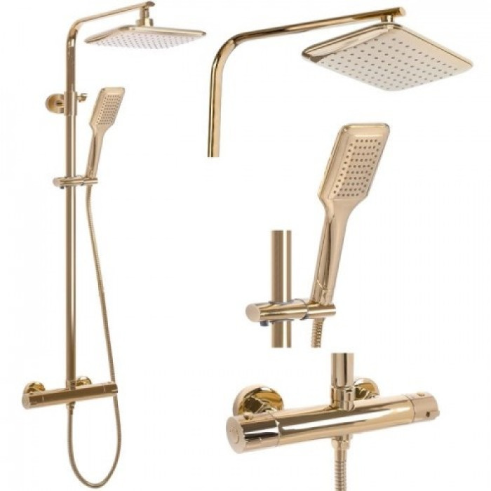 душовий комплект Rea Tom gold (REA-P7102)