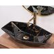 умивальник Rea Vegas 37x57 black marble shiny (REA-U5603)