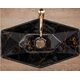 умивальник Rea Vegas 37x57 black marble shiny (REA-U5603)