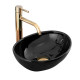 умивальник Rea Sofia 27x35 mini black (REA-U8013)