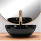 умивальник Rea Sofia 27x35 mini black (REA-U8013)