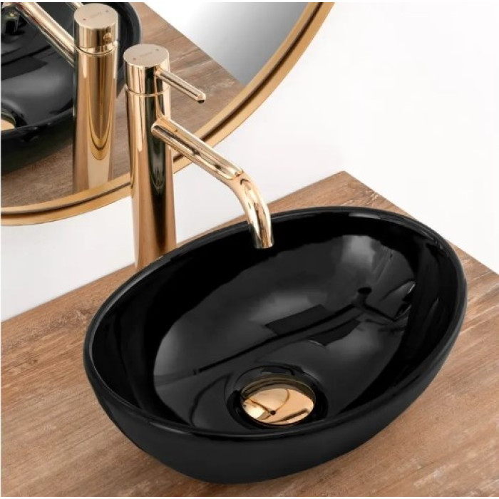 умивальник Rea Sofia 27x35 mini black (REA-U8013)