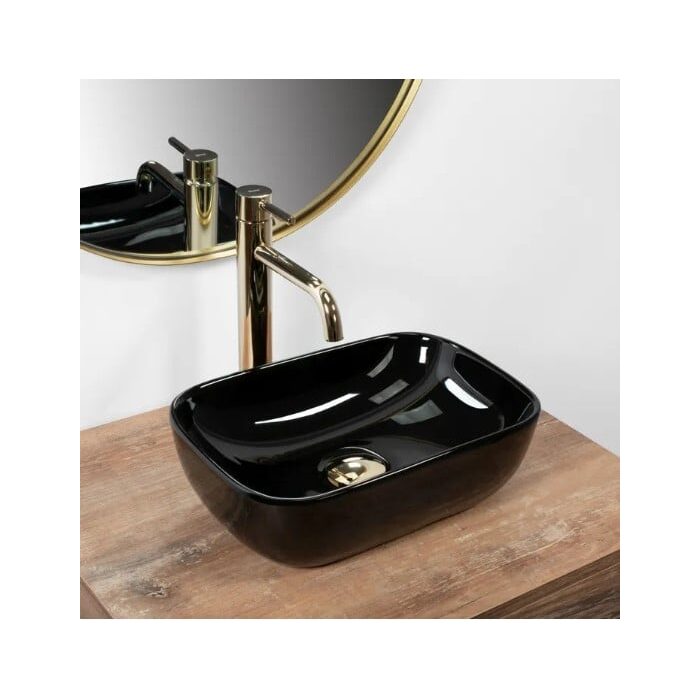 умивальник Rea Belinda Mini 25,5x37 Black (REA-U8004)