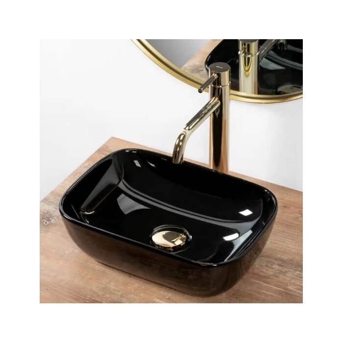 умивальник Rea Belinda Mini 25,5x37 Black (REA-U8004)