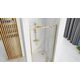 душові двері Rea Rapid Swing 90x195 безпечне скло, прозоре, gold (REA-K5618)