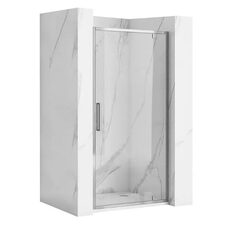 душові двері Rea Rapid Swing 90x195 безпечне скло, прозоре, chrome (REA-K5606)