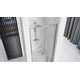 душові двері Rea Rapid Swing 90x195 безпечне скло, прозоре, chrome (REA-K5606)