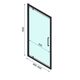 душові двері Rea Rapid Swing 100x195 безпечне скло, прозоре, chrome (REA-K5607)