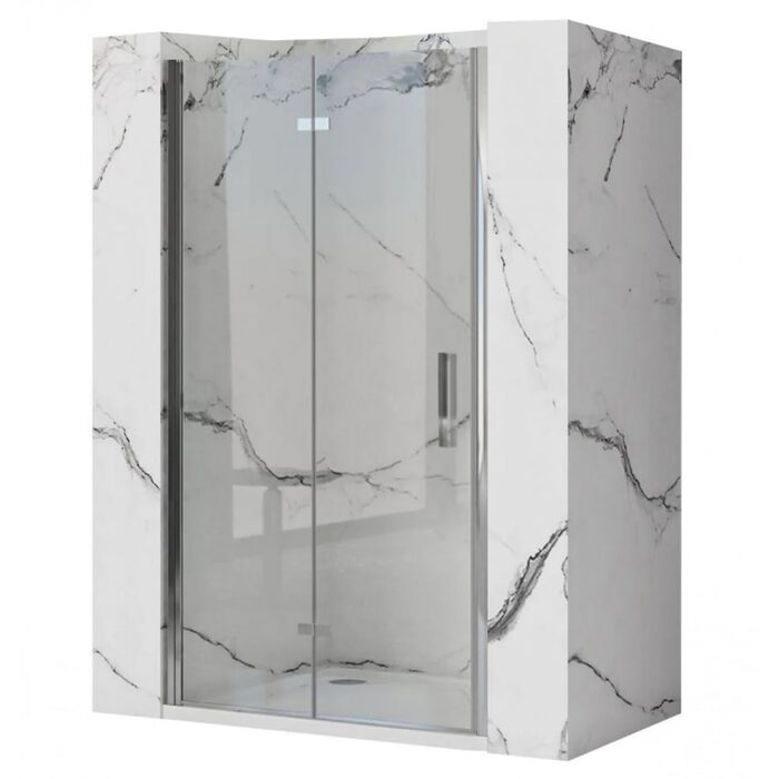 душові двері Rea Molier 80x190 безпечне скло, прозоре, chrome (REA-K6367)