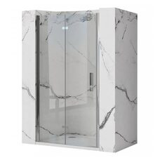 душові двері Rea Molier 90x190 безпечне скло, прозоре, chrome (REA-K8539)